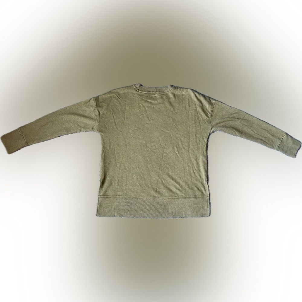 Olive Green Long Sleeve Top | S | Like New - Picture 3 of 15